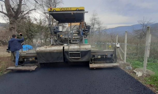 Kumru Tekke-Gökçeli yolu sıcak asfalta kavuşuyor