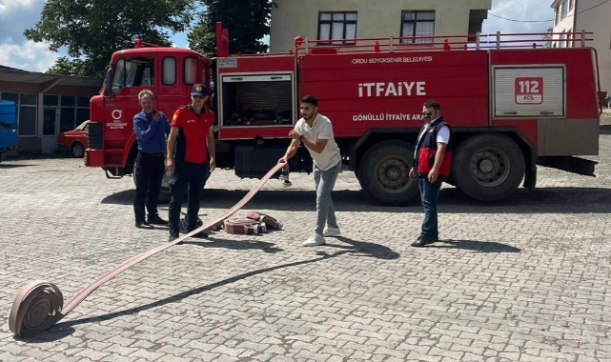 Ordu’da gönüllü itfaiyeciler yetişiyor