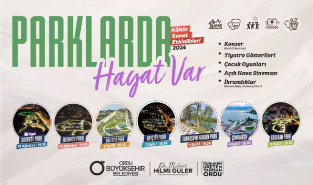 Ordu’da parklar renkleniyor