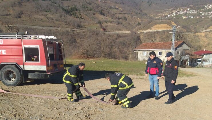 Topçam’da gönüllü itfaiyecilik eğitimi verildi