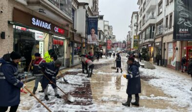 Ordu Büyükşehir ekipleri yaya güvenliği için sahada