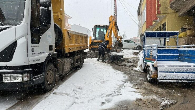 İçme suyu arızalarına anında müdahale