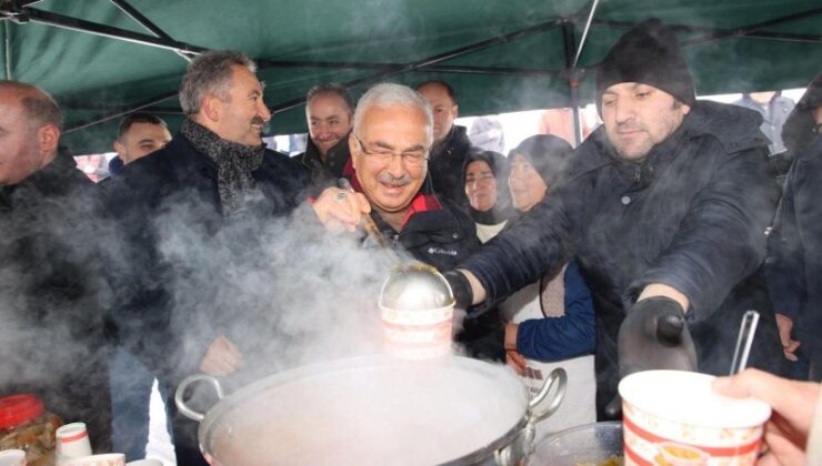 Perşembe Yaylası’nda kar eğlenceye dönüştü